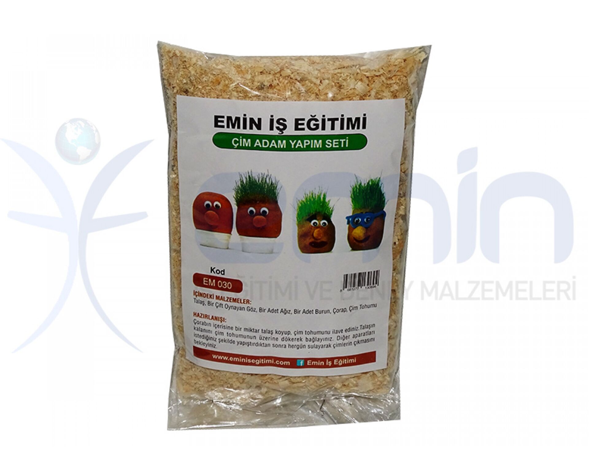 Emin İş Eğitimi Çim Adam Yapım Seti
