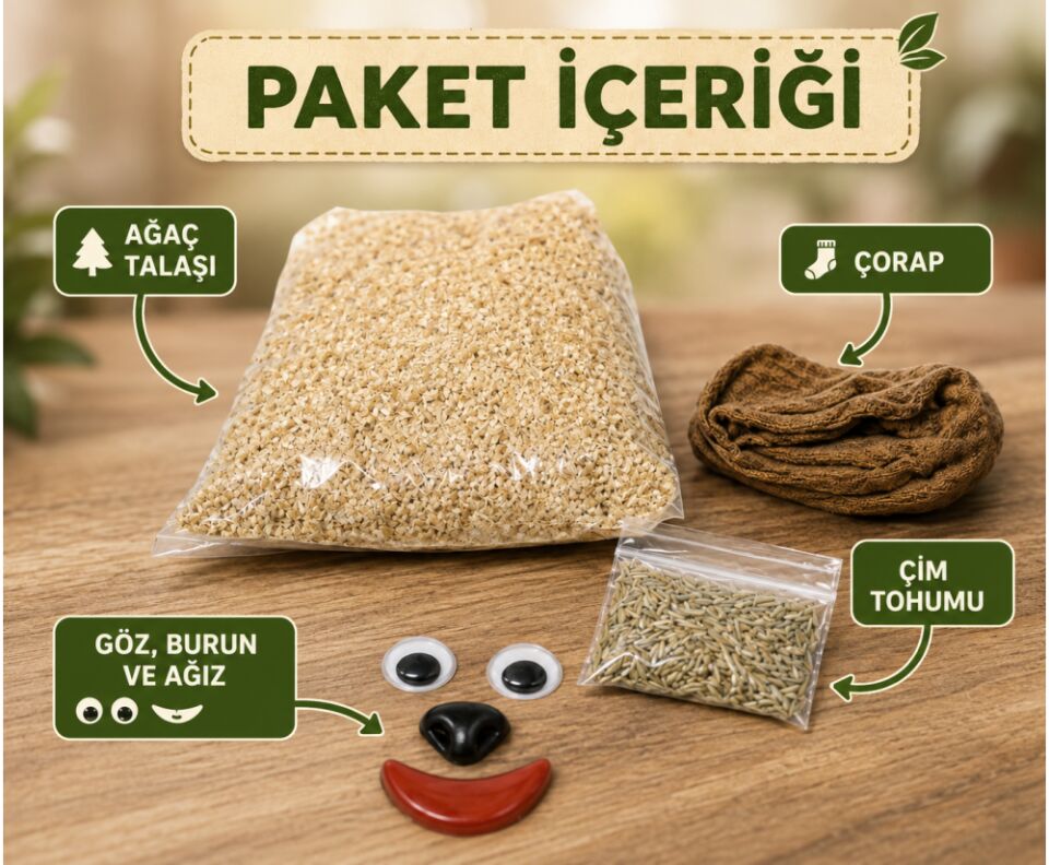Emin İş Eğitimi Çim Adam Yapım Seti