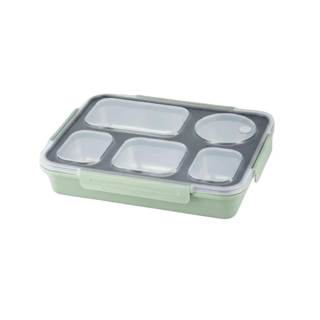 Vagonlife 1600 Ml 5 Bölmeli Paslanmaz Çelik Lunch Box
