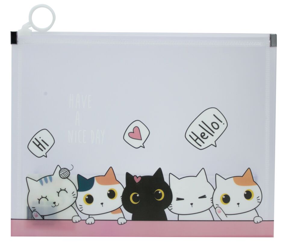Taros Unick Color Cute Cat A5 Kilitli Dosya