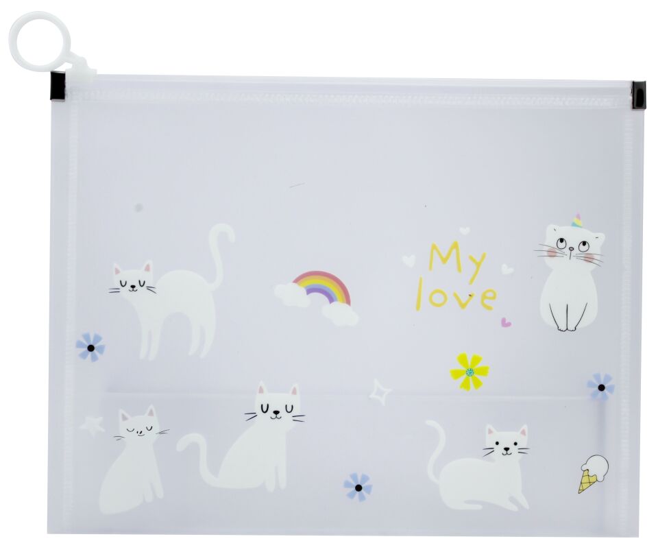 Taros Unick Color Cute Cat A5 Kilitli Dosya