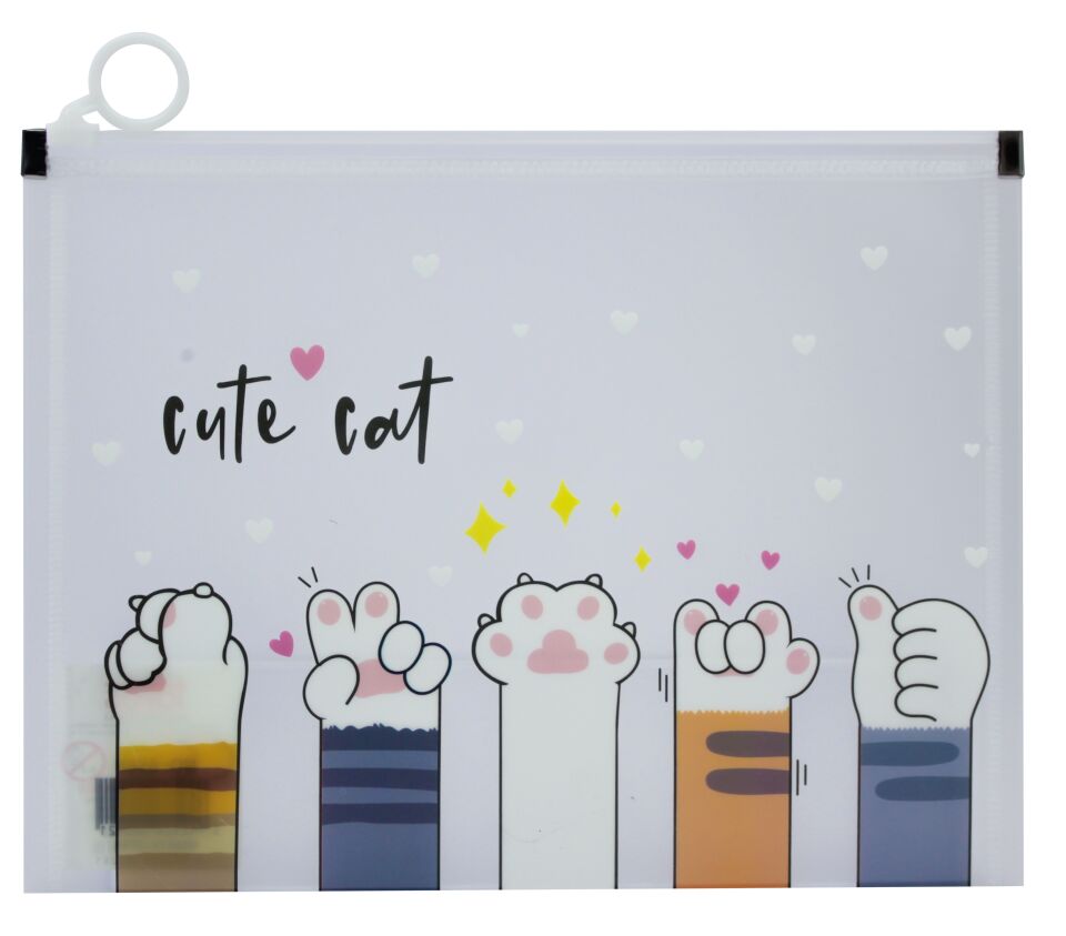 Taros Unick Color Cute Cat A5 Kilitli Dosya