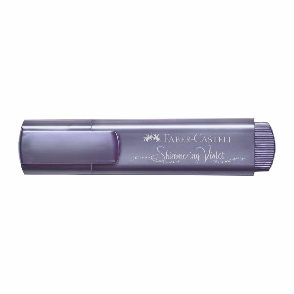 Faber-Castell Fosforlu Kalem 46 Metalik Mor