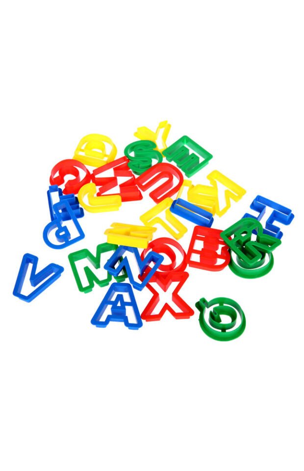 Bu-Bu Oyun Hamuru Kalıbı Harf 26 Parça