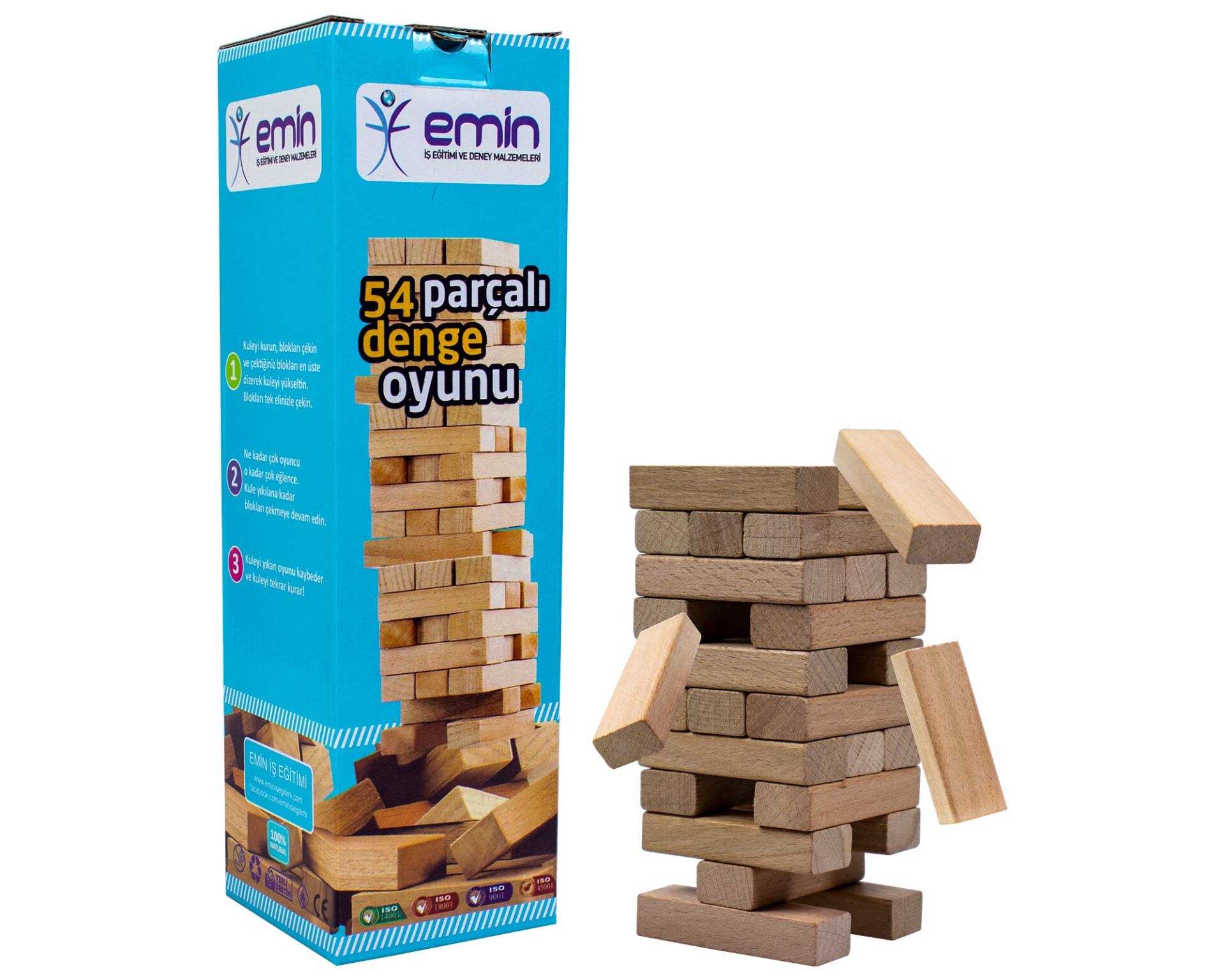 Emin İş Eğitimi Denge Oyunu 54 Parça