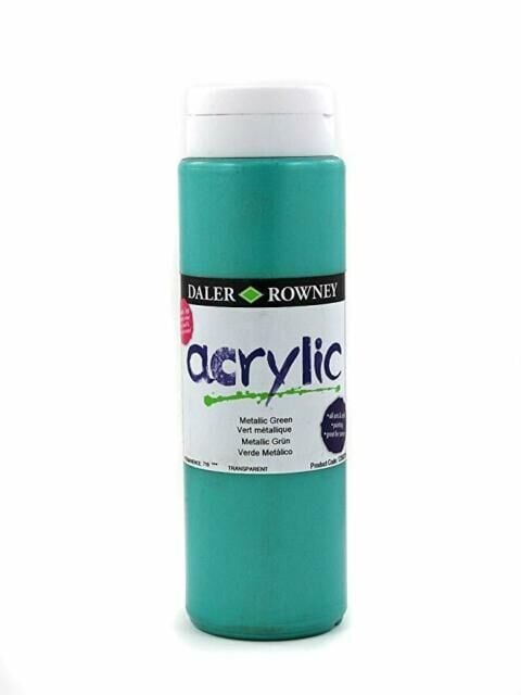 Daler Rowney Graduate Akrilik Boya Graduate Acrylic 500 Ml Metallic Green