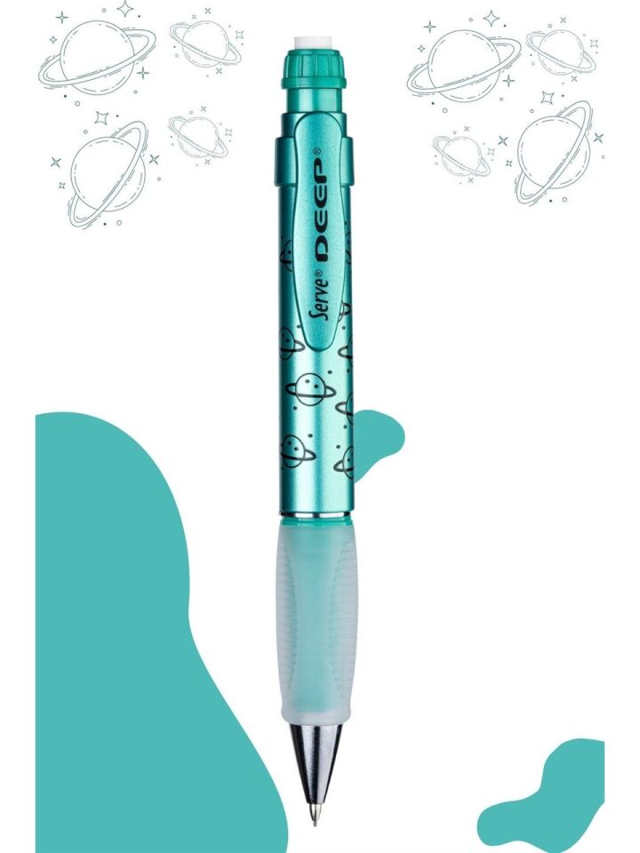 Serve Deep Mekanik Kurşun Kalem 07 Mm Desenli Metalik Yeşil