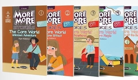 More & More 8 English Hikaye Seti Kutulu (5 Kitap)