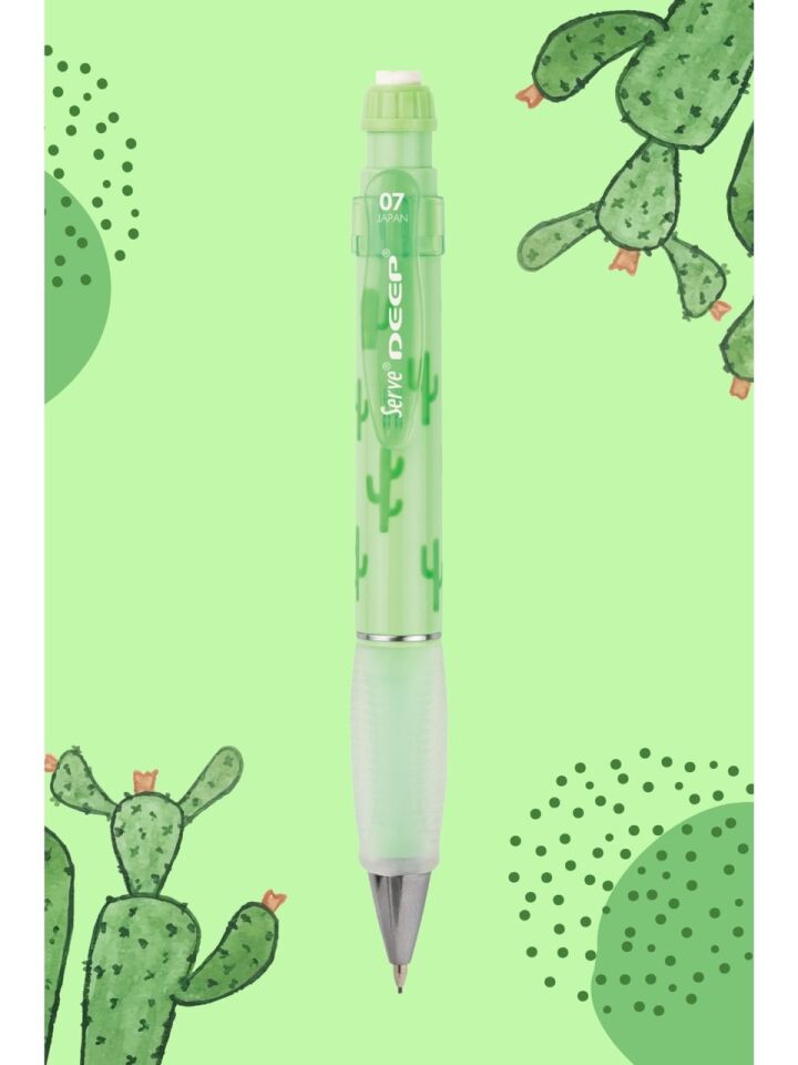 Serve Deep Mekanik Kurşun Kalem 07 Mm Cactus