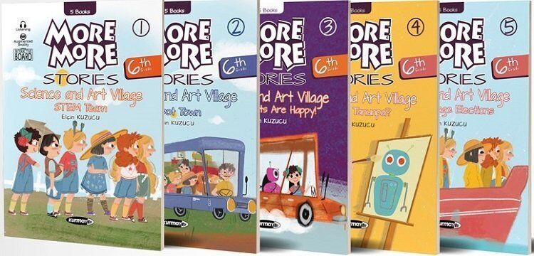 More & More 6 English Hikaye Seti Kutulu (5 Kitap)