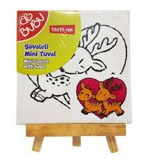 Bu-Bu Mini Şövaleli Tuval Seti