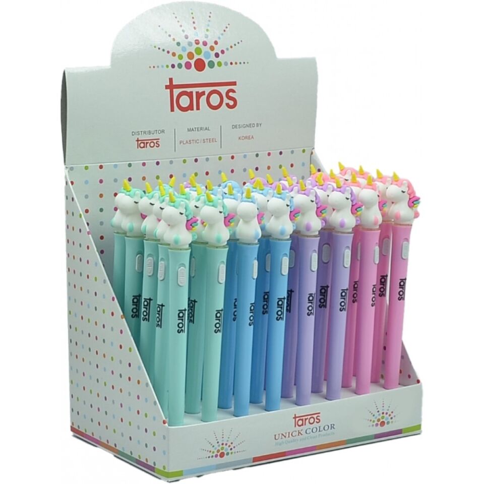 Taros Unick Color Unicorn Işıklı Jel Kalem