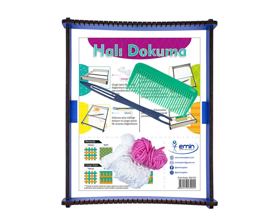 Emin İş Eğitimi Halı Dokuma Tezgahı