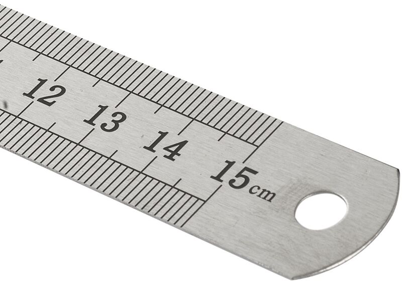 Kraf Çelik Cetvel 15 Cm İnch Ölçülü 515G