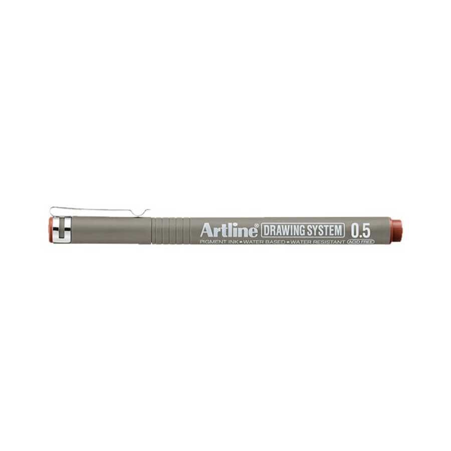 Artline Drawing System 0.5 Çizim Kalemi Uç:0,5 Mm Sepia