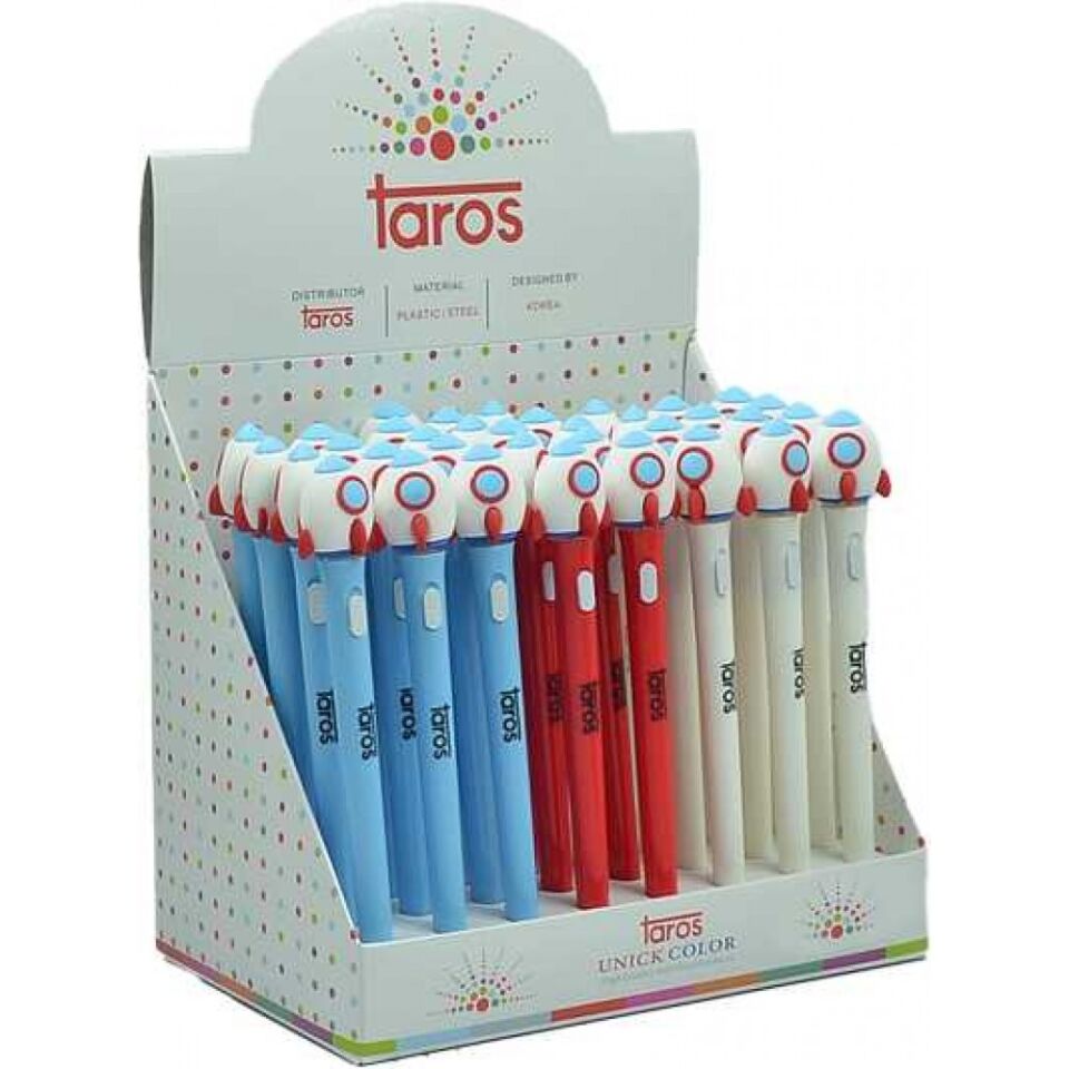 Taros Unick Color Roket Işıklı Jel Kalem