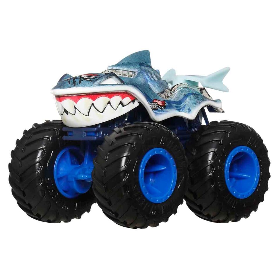Mlt Hot Wheels Monster Trucks Shark Dinos Araçalar Paketi