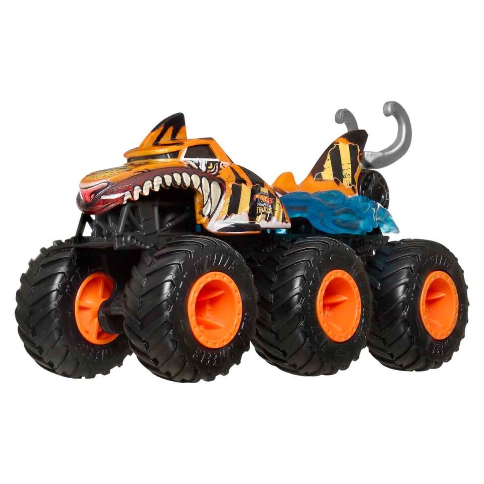 Mlt Hot Wheels Monster Trucks Shark Dinos Araçalar Paketi