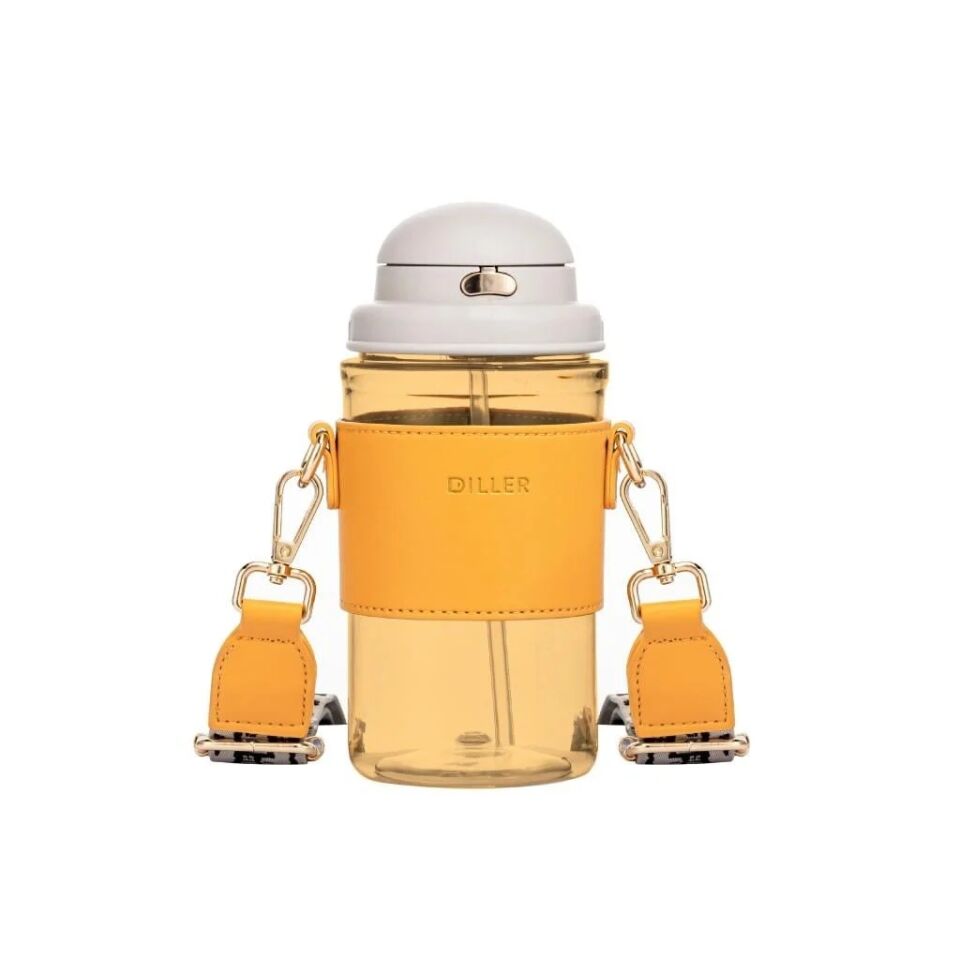 Vagonlife Diller 650 Ml Deri Kılıflı Tritan Su Matarası