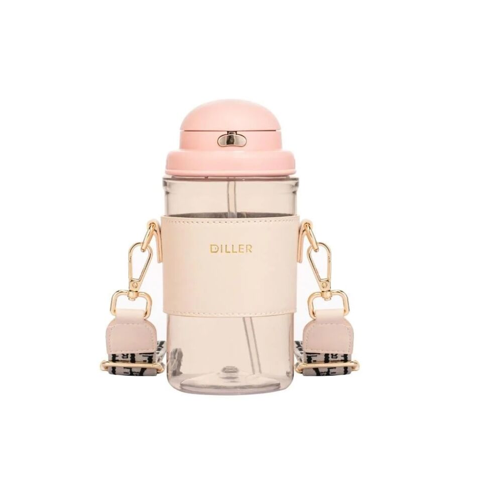 Vagonlife Diller 650 Ml Deri Kılıflı Tritan Su Matarası