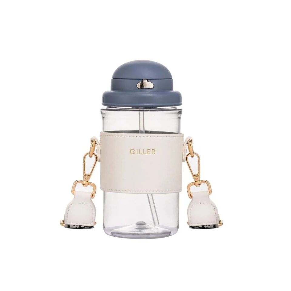 Vagonlife Diller 650 Ml Deri Kılıflı Tritan Su Matarası