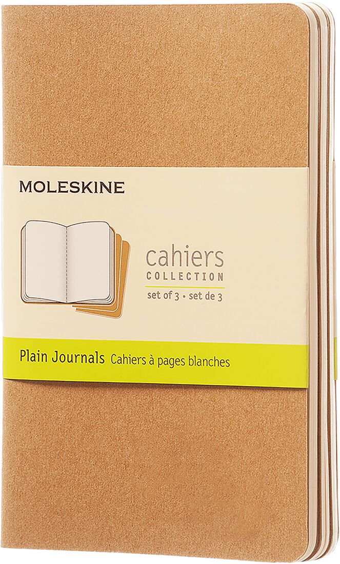 Moleskine Cahıer Jnls Pk Pla Kra Brown
