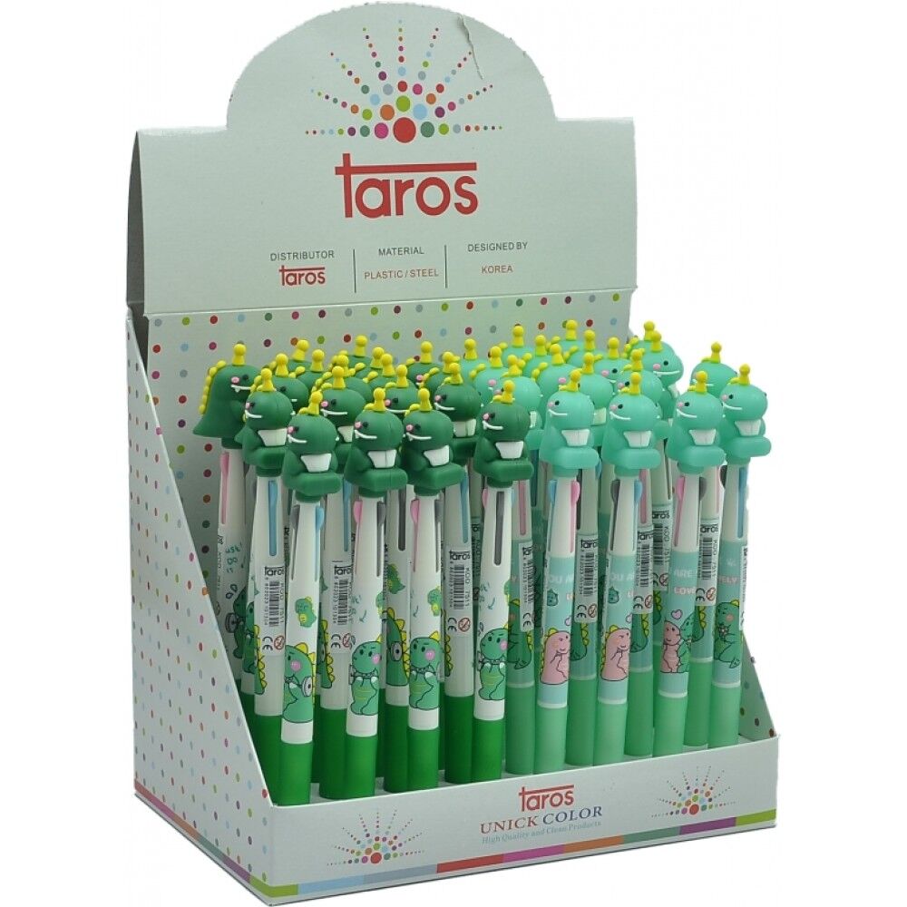 Taros Unick Color Dinazor 3 Renk Tükenmez Kalem