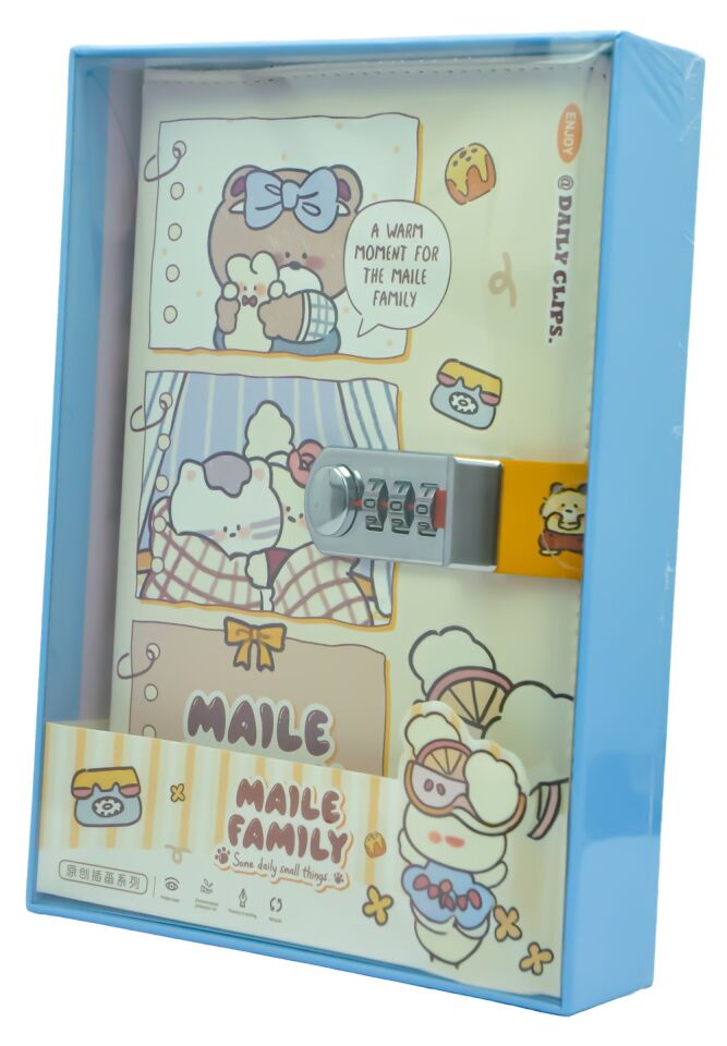 Taros Unick Color Maile Family Şifreli Günlük