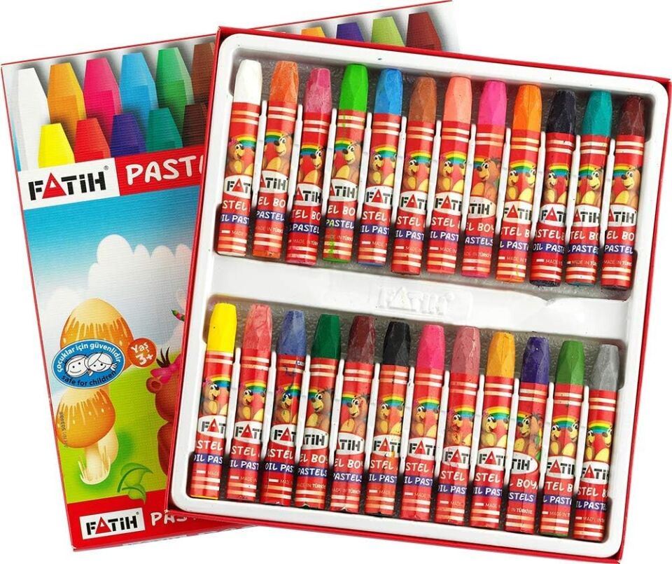 Fatih Pastel Boya 24 Renk King Size