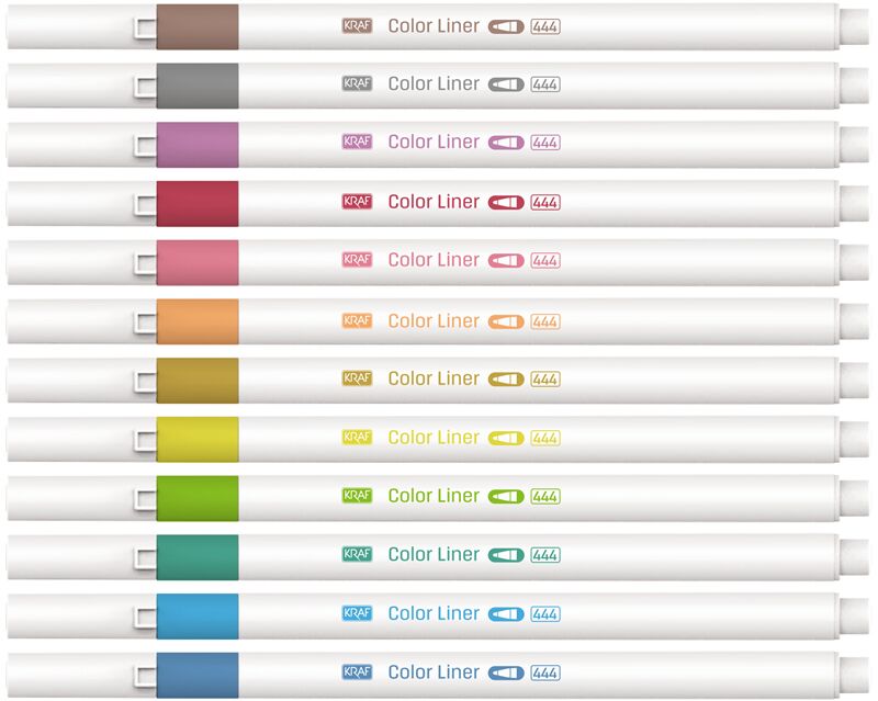 Kraf Color Liner Kalem 0.5 Mm 444 12 Li