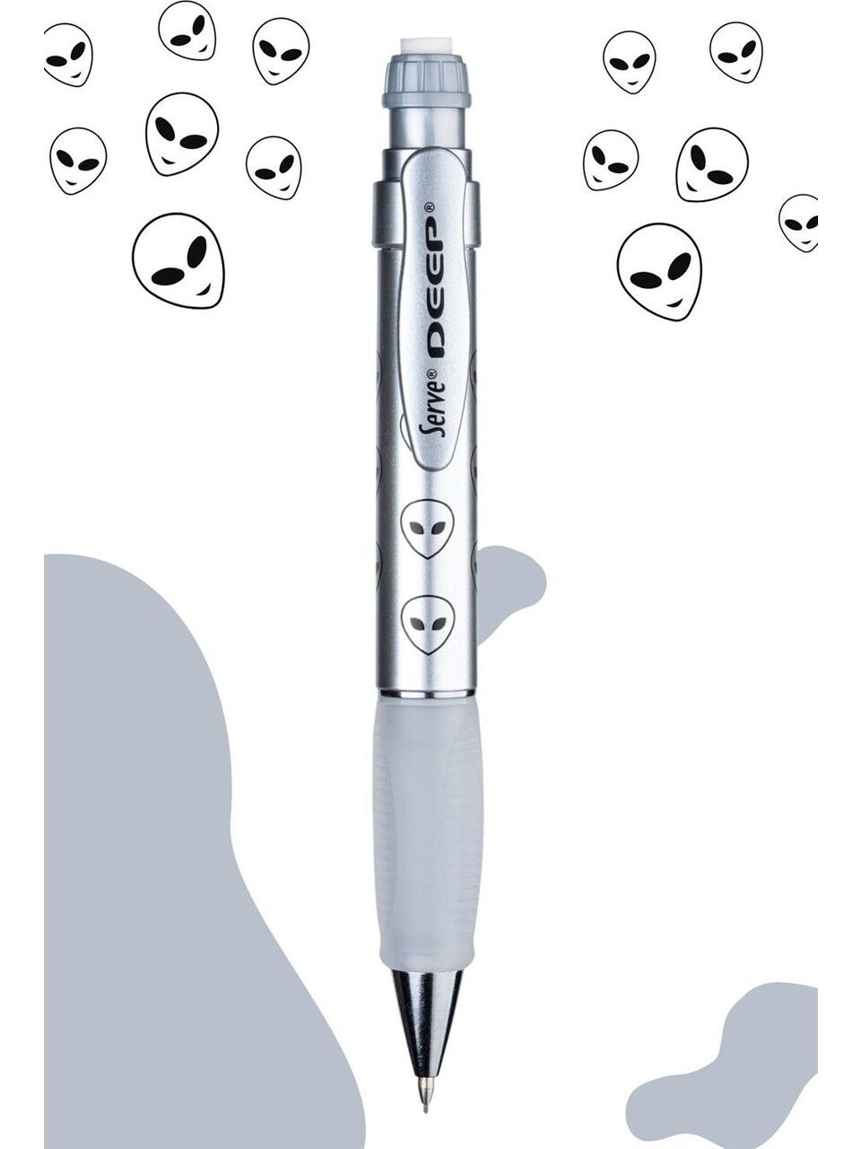 Serve Versatil Kalem Deep 0.7 Metalik Gri Uzaylı
