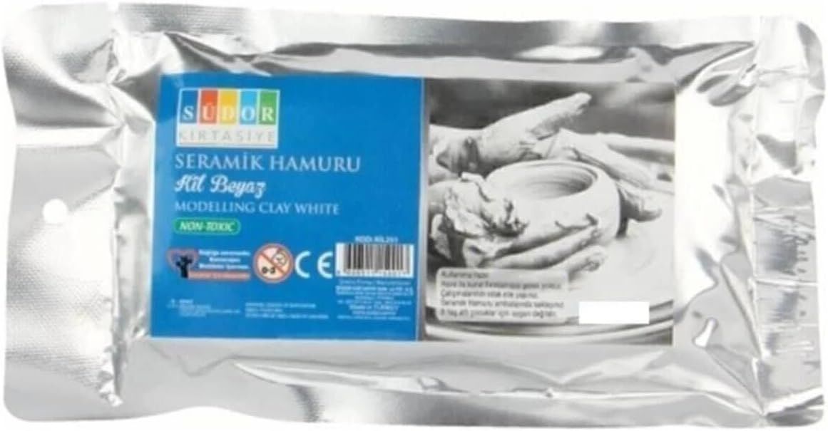 Südor Seramik Kil 500 Gr Beyaz