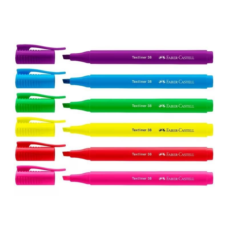Faber-Castell Fosforlu Kalem 38 Neon 6 Lı Paket