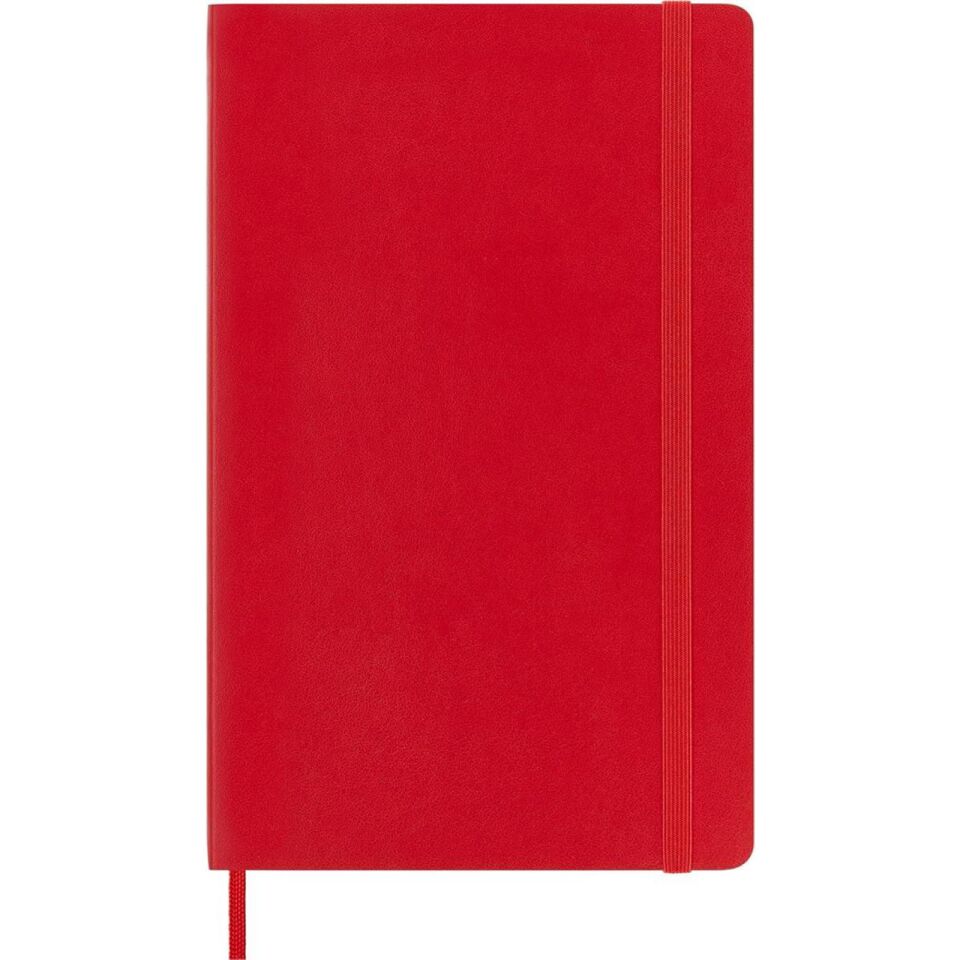 Moleskine Notebook Lg Rul S Red Soft