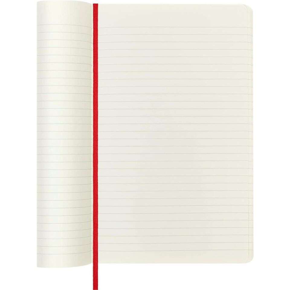 Moleskine Notebook Lg Rul S Red Soft