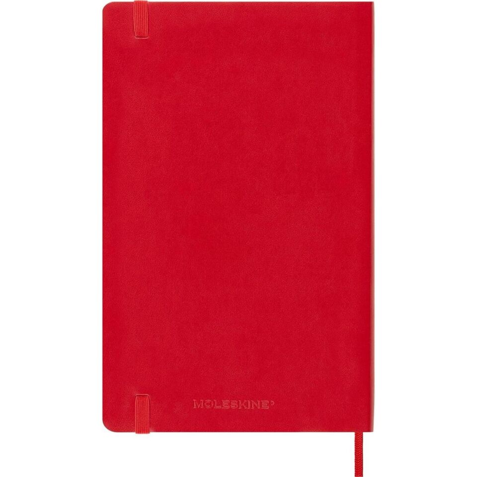 Moleskine Notebook Lg Rul S Red Soft