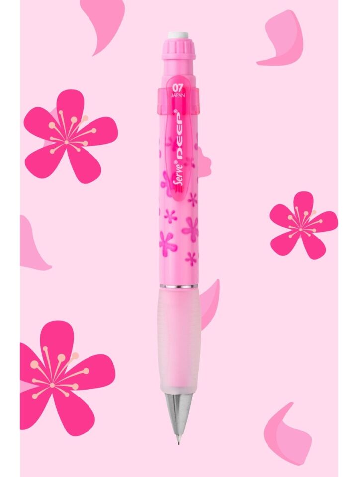 Serve Deep Mekanik Kurşun Kalem 07 Mm Flower