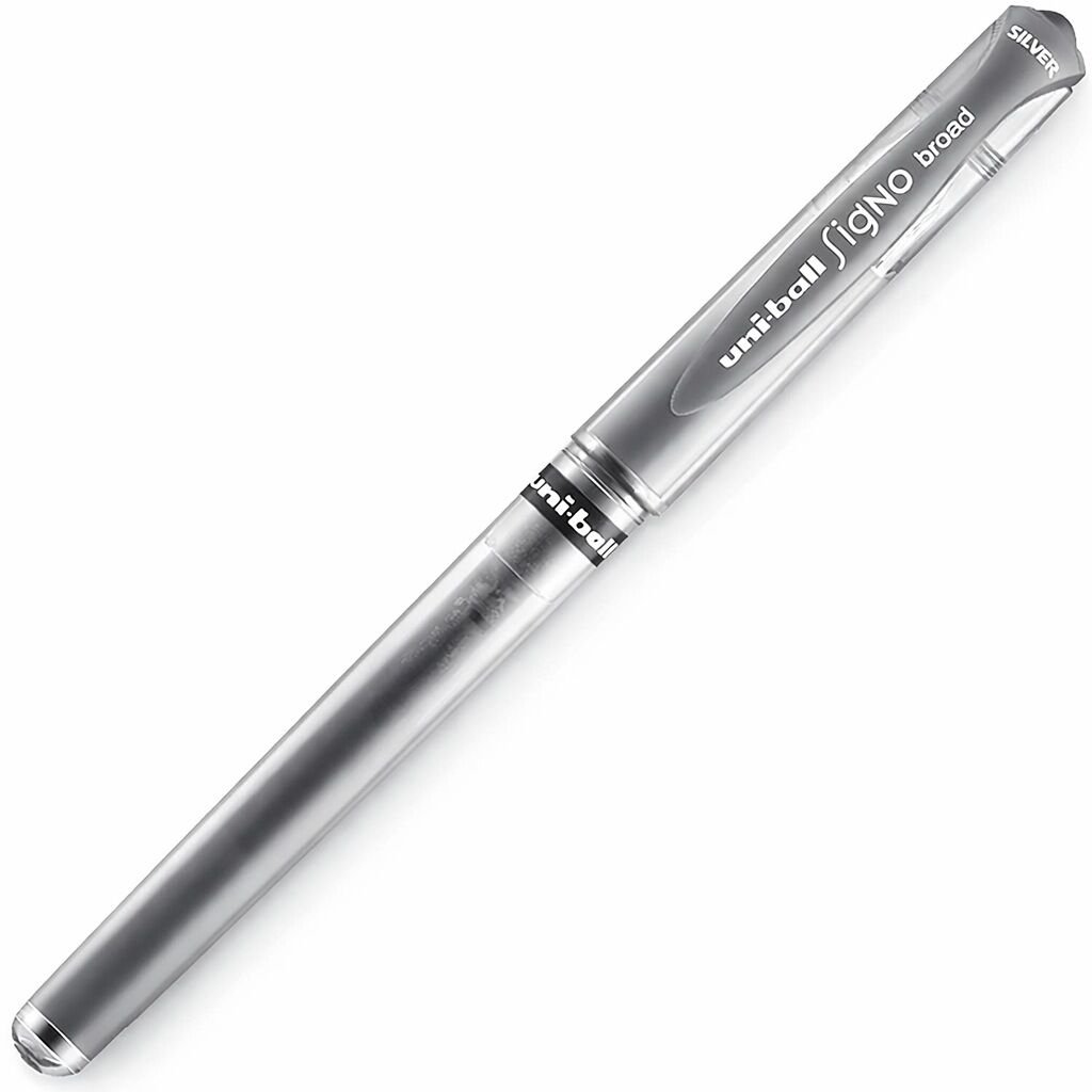 Uniball Signo Broad 1.0 Davetiye Kalemi Gümüş