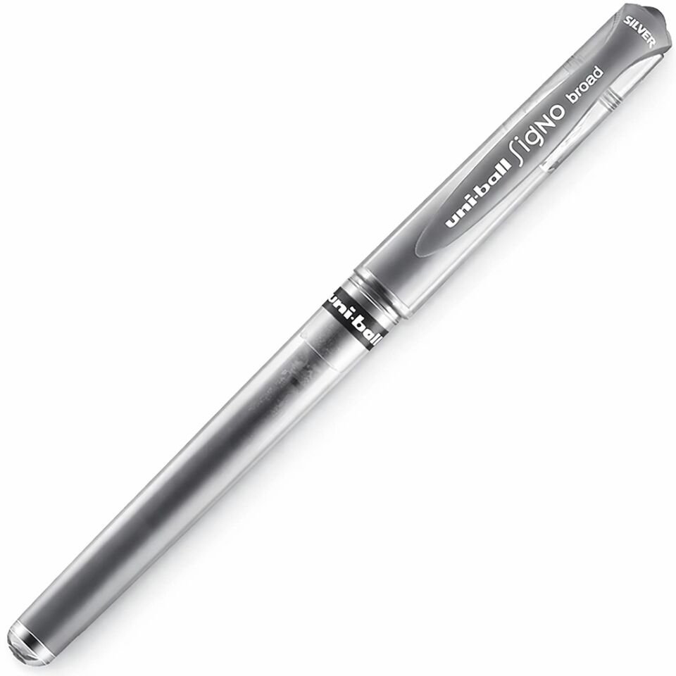 Uniball Signo Broad 1.0 Davetiye Kalemi Gümüş