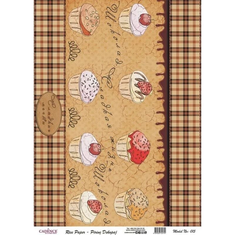 Cadence Pirinç Kağıt Model 15 30x42