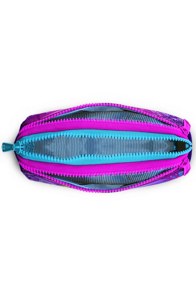 Yaygan Coral High Kalem Çanta Üç Bölmeli 22056