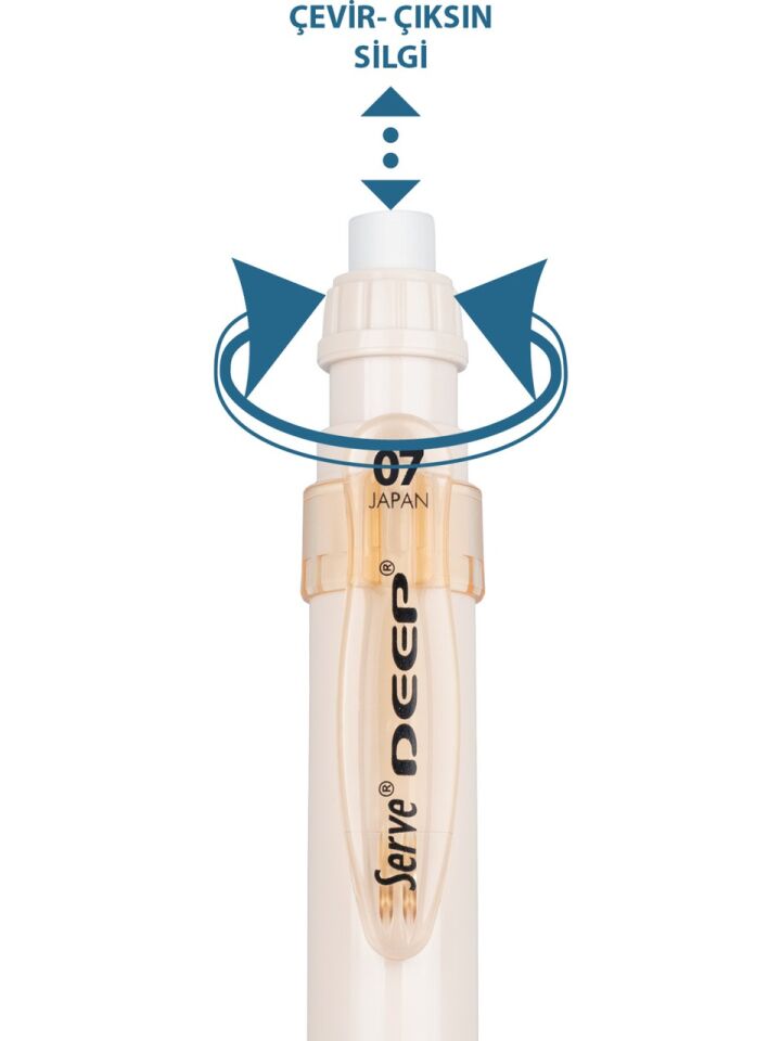 Serve Deep Mekanik Kurşun Kalem 07 Mm Fd İvory