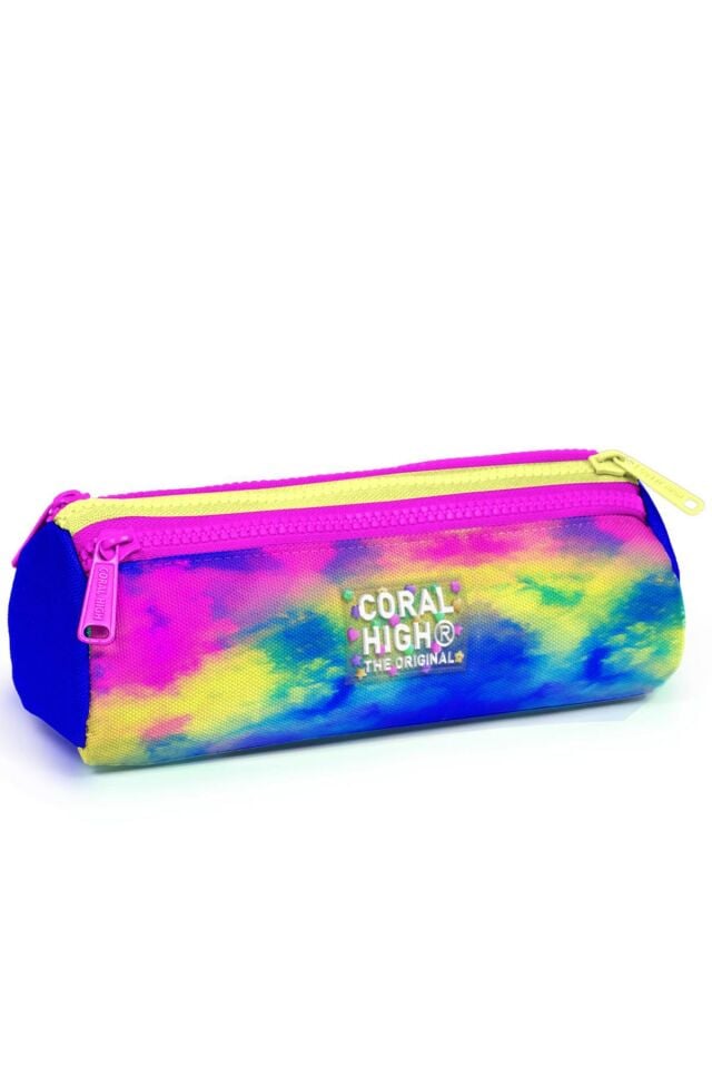 Yaygan Coral High Kalem Çanta  Üç Bölmeli 22057