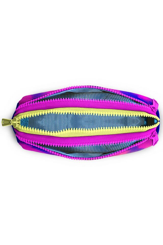 Yaygan Coral High Kalem Çanta  Üç Bölmeli 22057