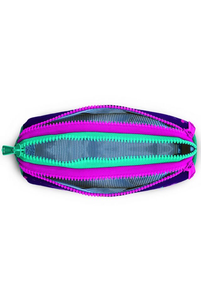 Yaygan Coral High Kalem Çanta Üç Bölmeli 22058