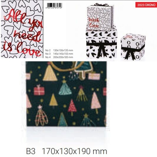 Gıpta Emas B3 Karton Çanta