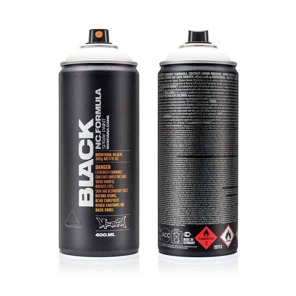 Montana Black Sprey Boya 400 Ml Snow White BLK9100
