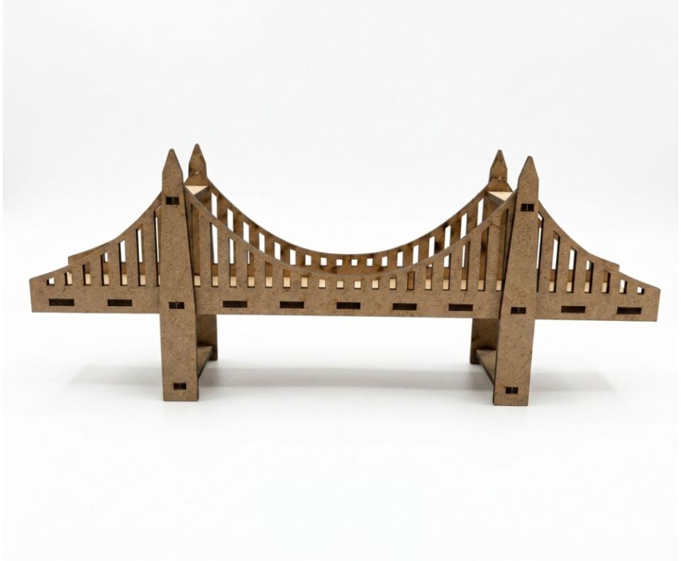 Emin İş Eğitimi 3D Köprü Ahşap Maket