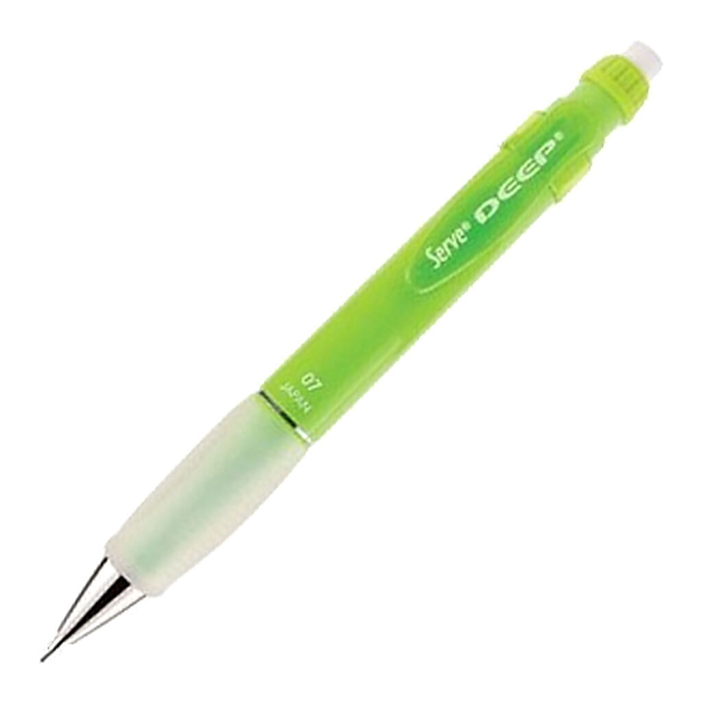 Serve Deep Mekanik Kurşun Kalem 07 Mm Fosforlu Yeşil