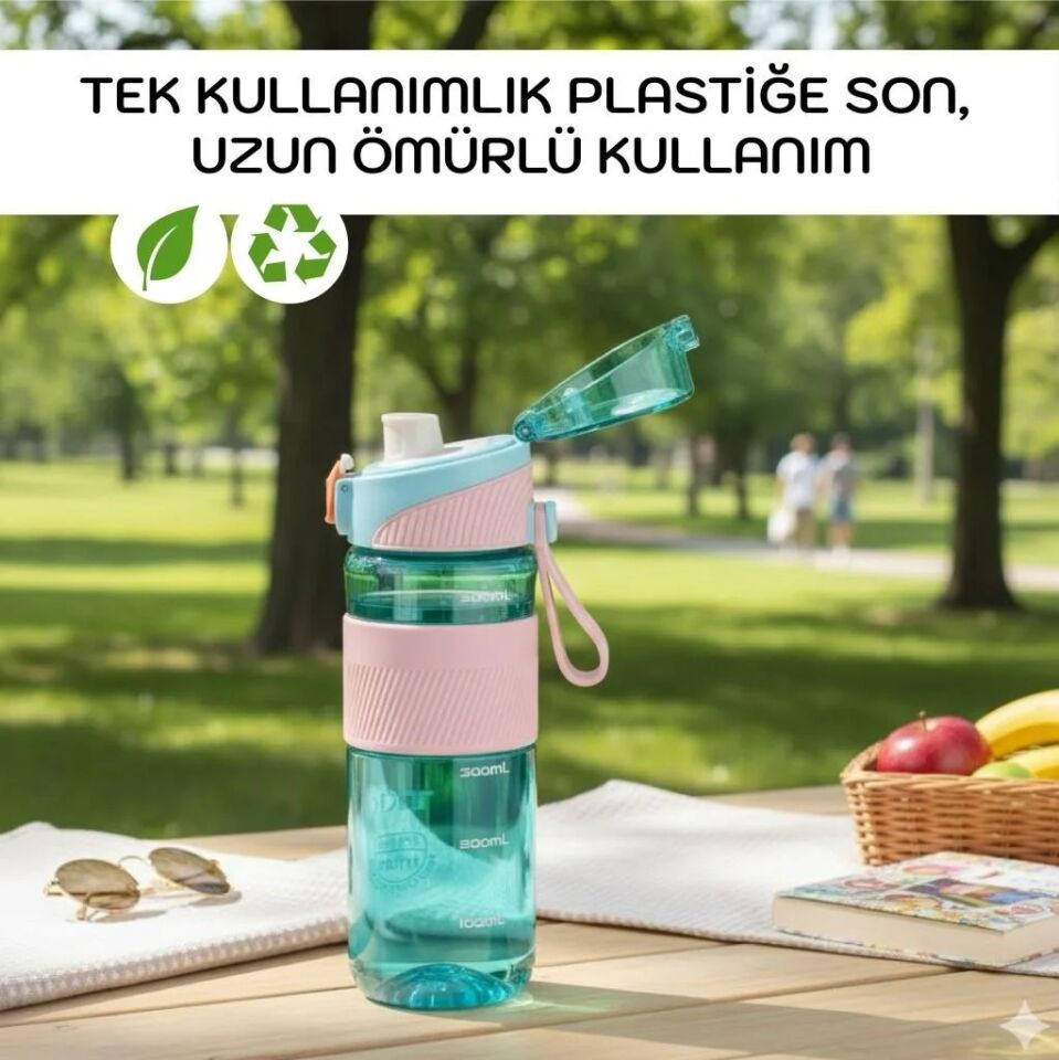 Vagonlife 700 Ml Plastik Matara Blue